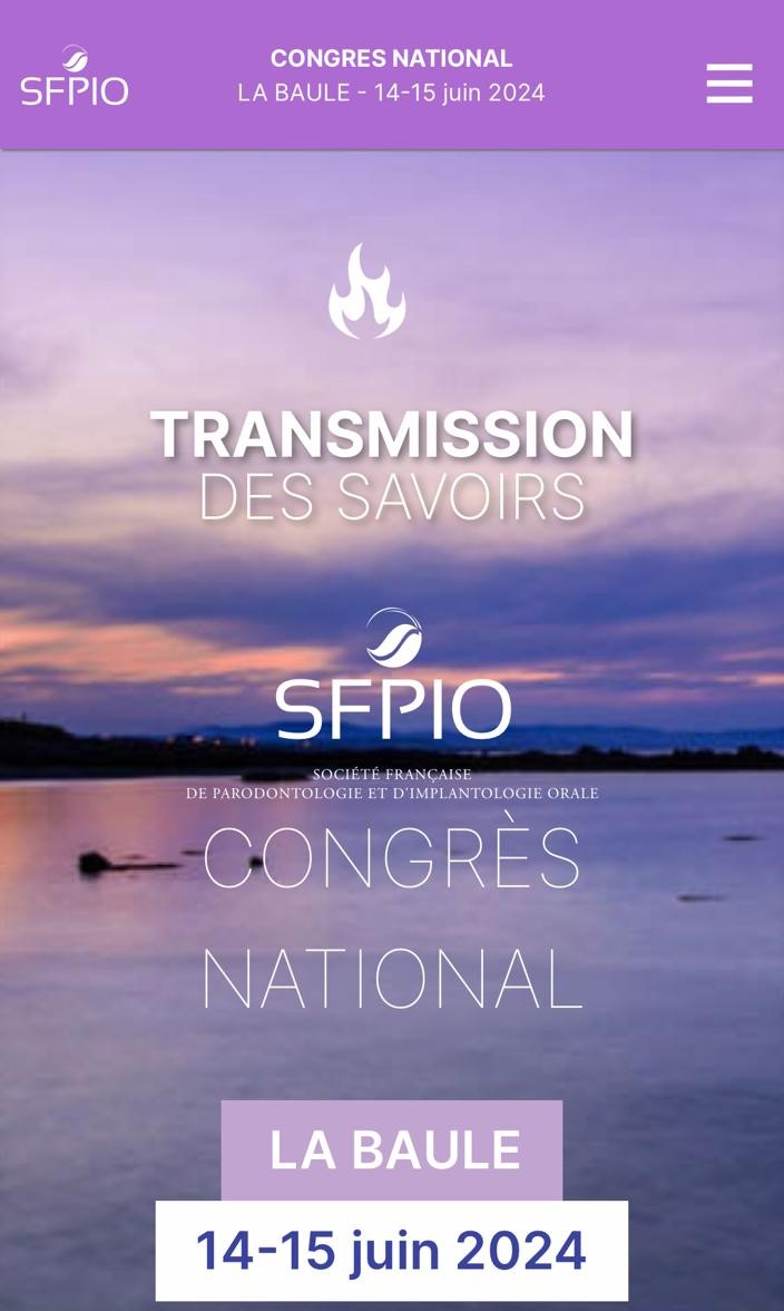 Congrès national SFPIO 2024